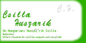 csilla huszarik business card
